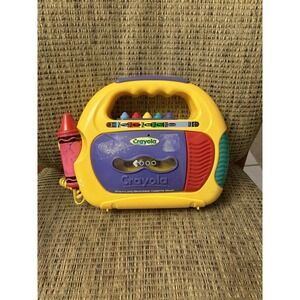 Vintage 1998 Crayola Rainbow Sing-A-Long Cassette Player Read